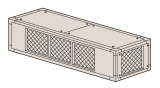 Mitsubishi Zuluft-Plenum mit Luftgrill am Auslass (Leistungsgröße 006-013) für s-MEXT BL79900401