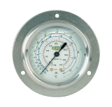 Refco Rohrfedermanometer NG 63 ++MR-305-DS-R407C++ 1/4" SAE hinten