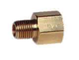 ITE Sechskant-Verbindungsnippel U5-04 1/8" NPT aussen auf 1/4" SAE innen