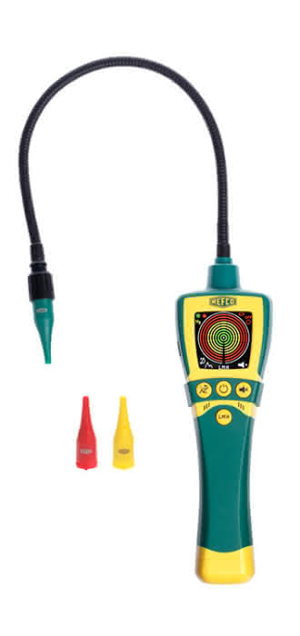 Werkzeuge & Messgeräte / Lecksuchgeräte / Refco Lecksuchgerät TRITECOR-RCT  inklusive 3 Sensoren Kältemittel (grün) brennbare Gase (rot) Formiergase  (gelb)
