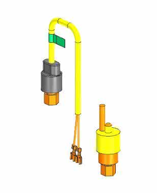 Tecumseh Mini-Pressostat HP 26,7bar Autoreset - Detail 1