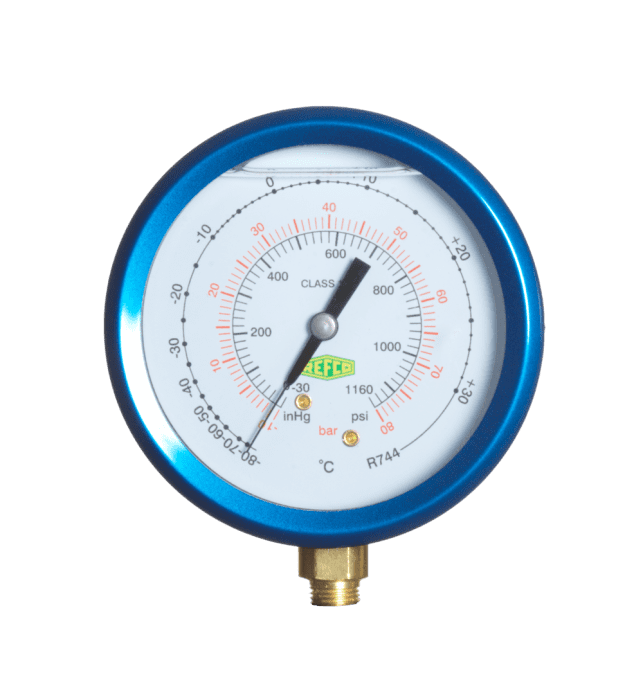 Refco Metallbalgmanometer GR 520-DS-R744-160BAR CO2 - Detail 1