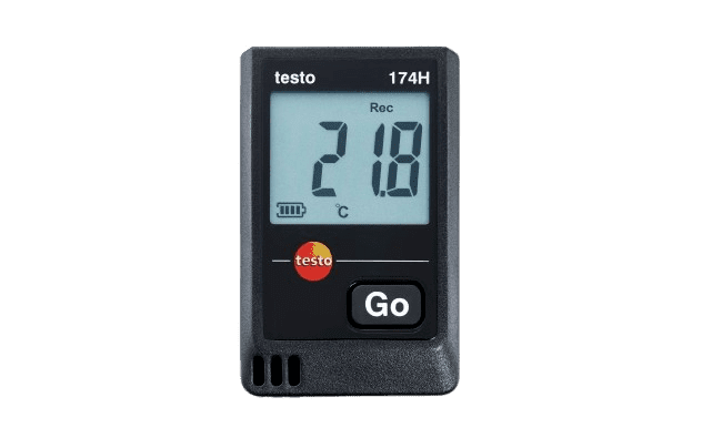 Testo Mini-Datenlogger Testo 174H schwarz mit USB-C - Detail 1