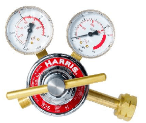 Harris Löt-Formiergas Set 825H2-50-K Flaschendruckminderer für Formiergas, Füllschlauch, gelb, in Tasche - Detail 1