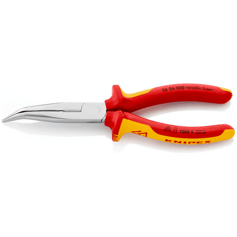 KNIPEX Flachrundzange mit Schneide - Detail 1