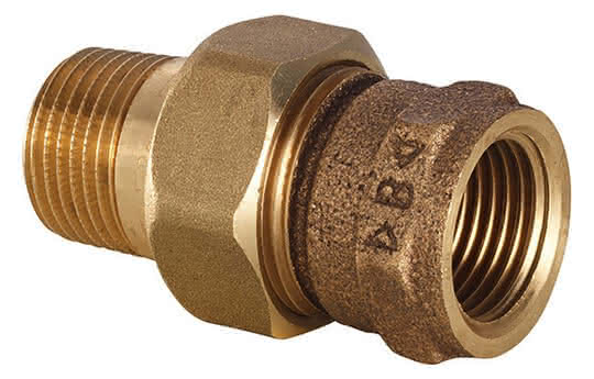 Conex IBP Rohrverschraubung konisch dichtend IG Rp zylindrisch AG R konisch Serie 3000 3341 1/4" Rotguss - Detail 1