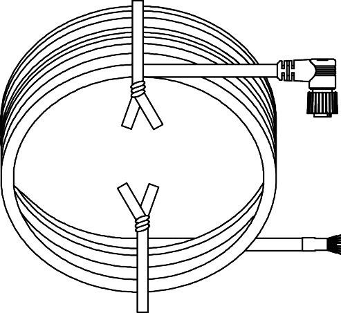 Danfoss Kabel M12 weiblich Kabelsatz 3 m - Detail 1