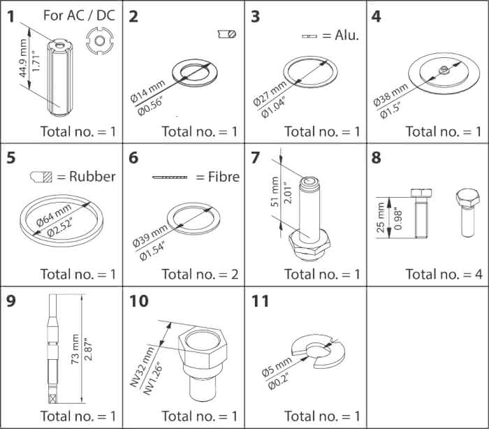 Danfoss Instandsetzungskit EVRA 20, EVRS 20 - Detail 1