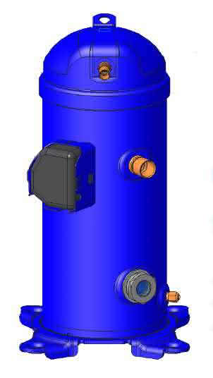 Danfoss Scrollverdichter vollhermetisch MLZ038T4LC9A - Detail 1