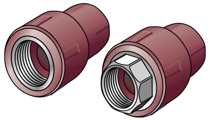 KETRIX Übergang mit Innengewinde 20x1/2" - Detail 1