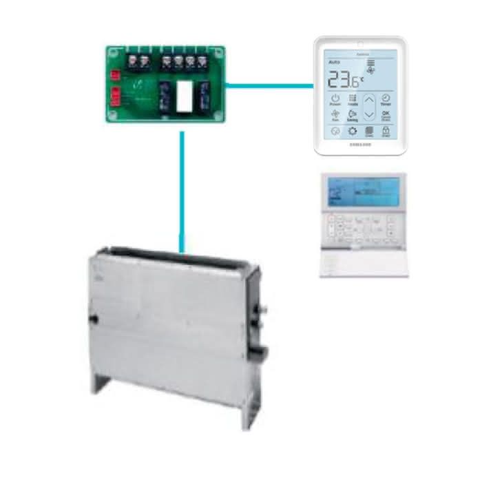 Samsung Interface FCU Bedienung und Regelung bauseitiger Fancoils MIM-F00N - Detail 1