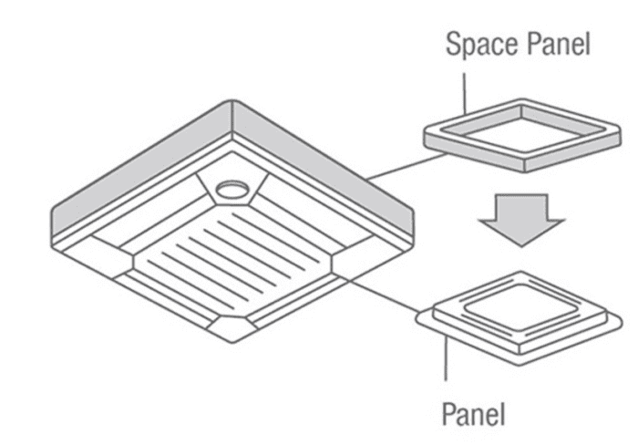 Mitsubishi Sockelblende PAC-SJ 65AS-E - Detail 1