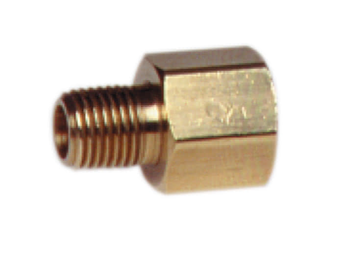 ITE Sechskant-Verbindungsnippel U5-04 1/8" NPT aussen auf 1/4" SAE innen - Detail 1