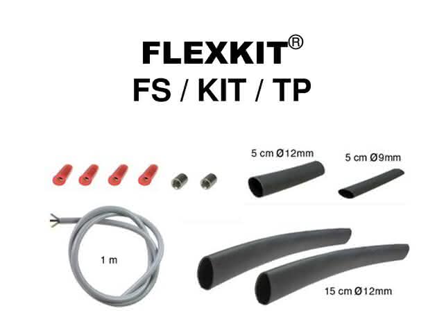 Omerin Anschlussset für Heizband FLEXTRACE für FSG/TP, FSG/TF, FSH/TP, FST/TP oder FST/TF, FS/KIT/TP - Detail 1