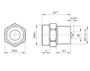 KRIWAN Niveauüberwachung Einschraubteil 42bar, NPT 1/2" - More 2