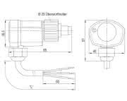 KRIWAN Öldifferenzdruckschalter INT 250 EX, 3m Kabel - More 2