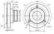 KRIWAN Adapter INT280 1-1/8" - 18 UNEF - More 2